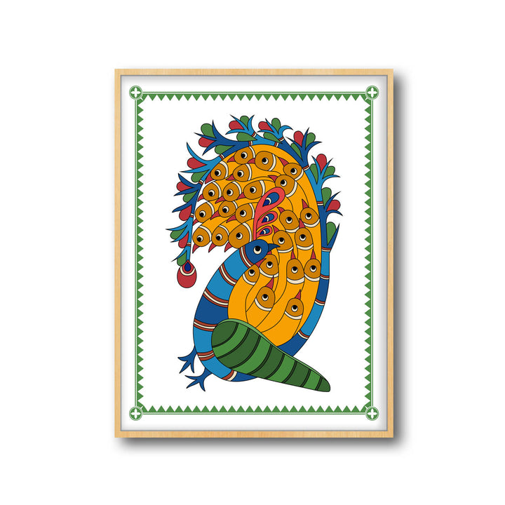 Peacocks - Madhubani Art