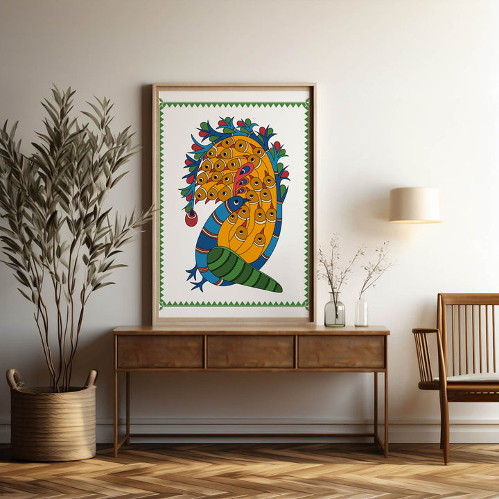 Peacocks - Madhubani Art