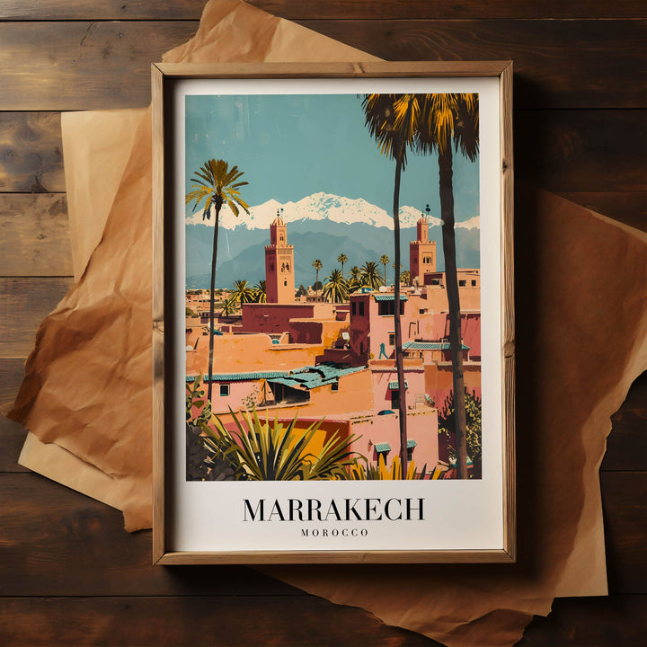 Golden Marrakech - Cities Paintings