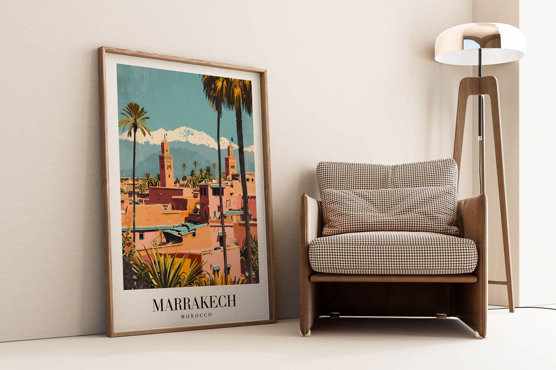 Golden Marrakech - Cities Paintings