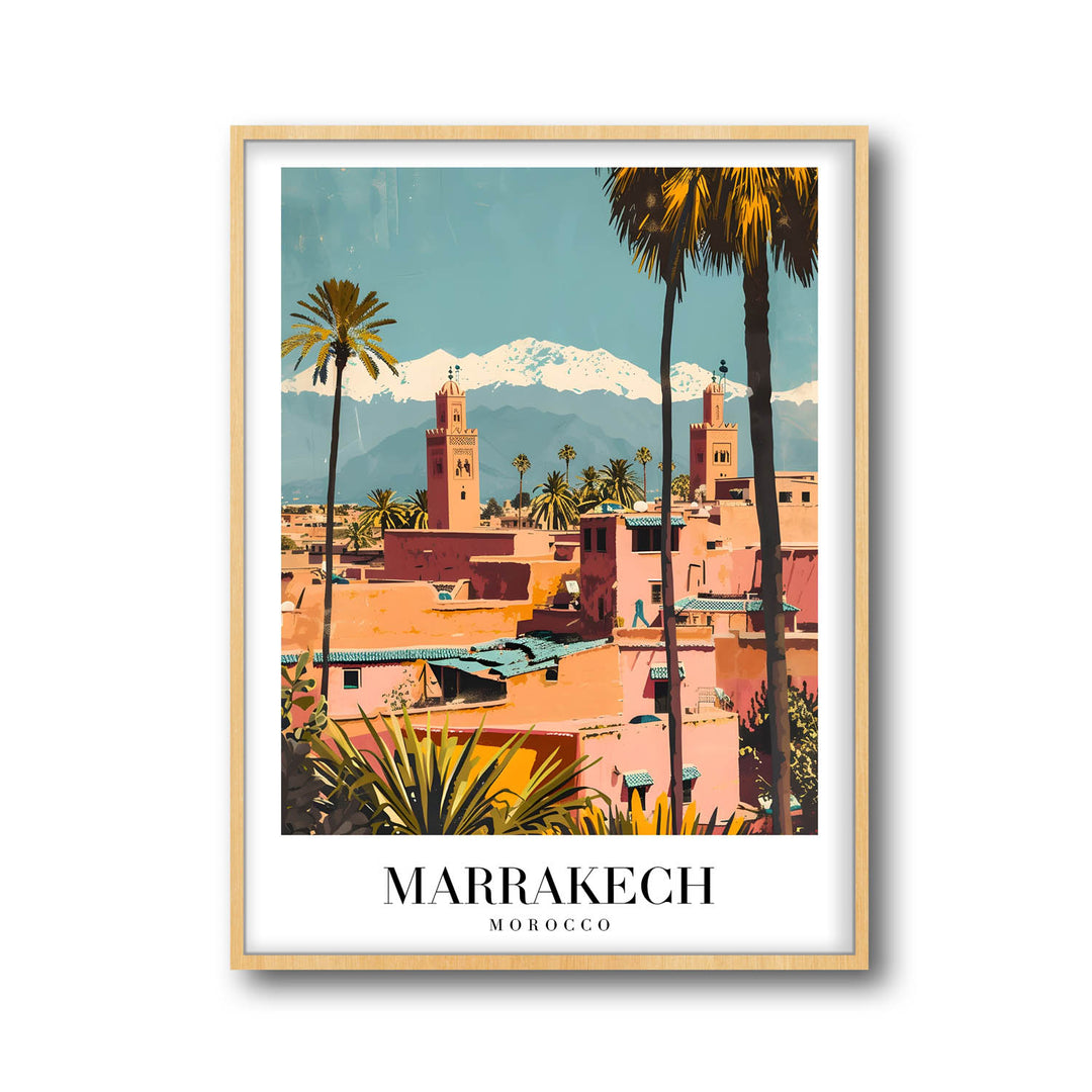 Golden Marrakech - Cities Paintings