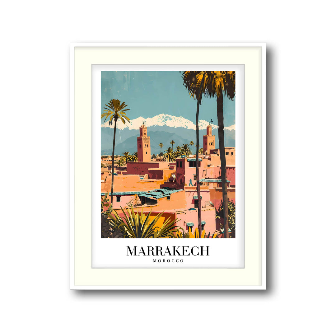 Golden Marrakech - Cities Paintings