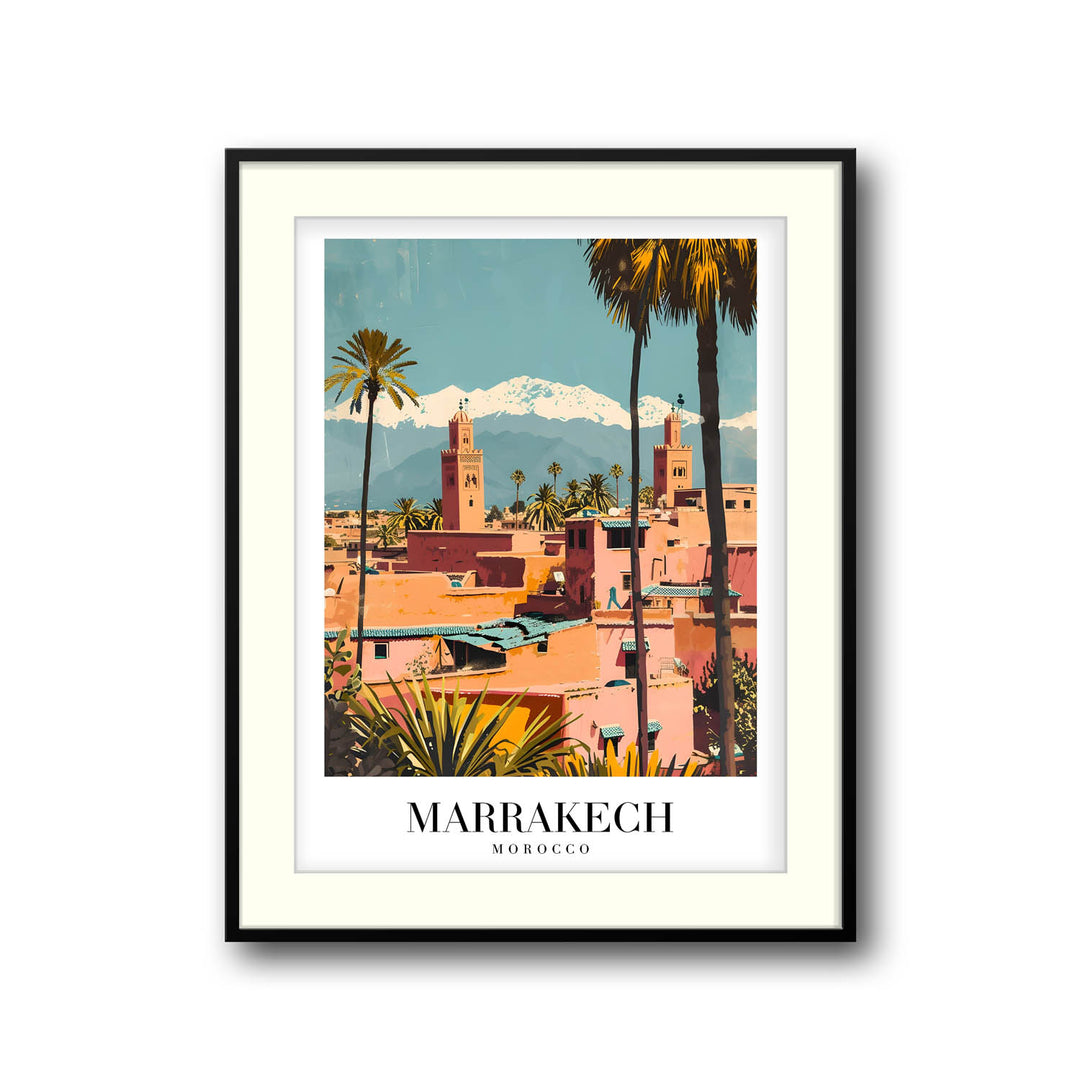 Golden Marrakech - Cities Paintings