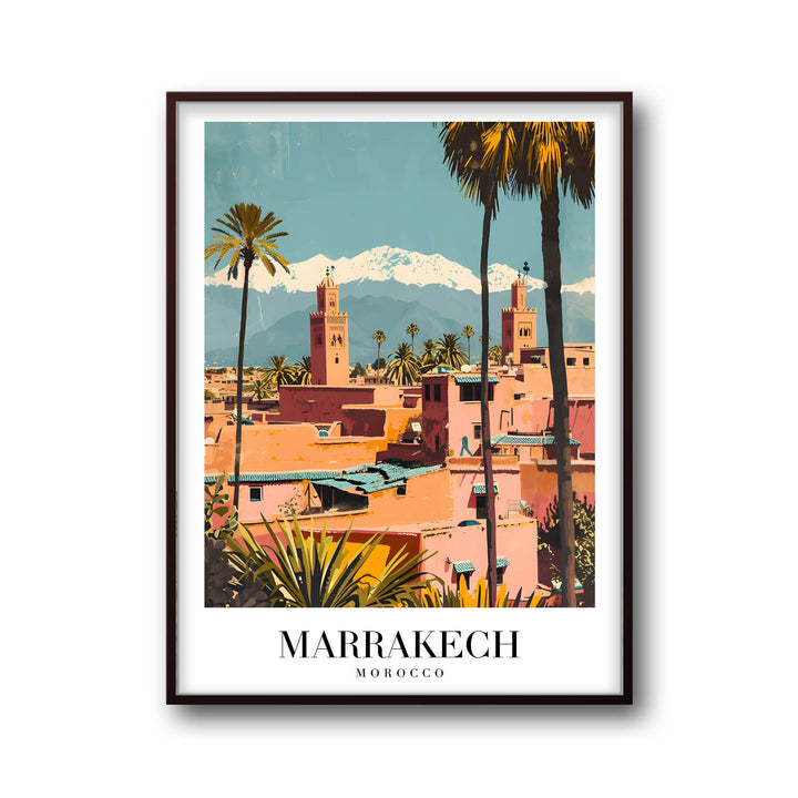 Golden Marrakech - Cities Paintings