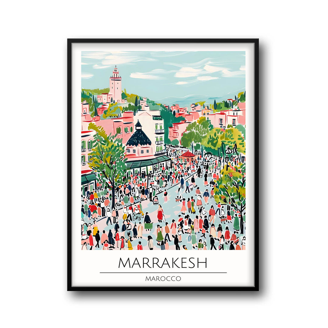 Marrakesh - Cities Paintings