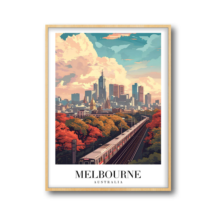 Melbourne - Cities Paintings