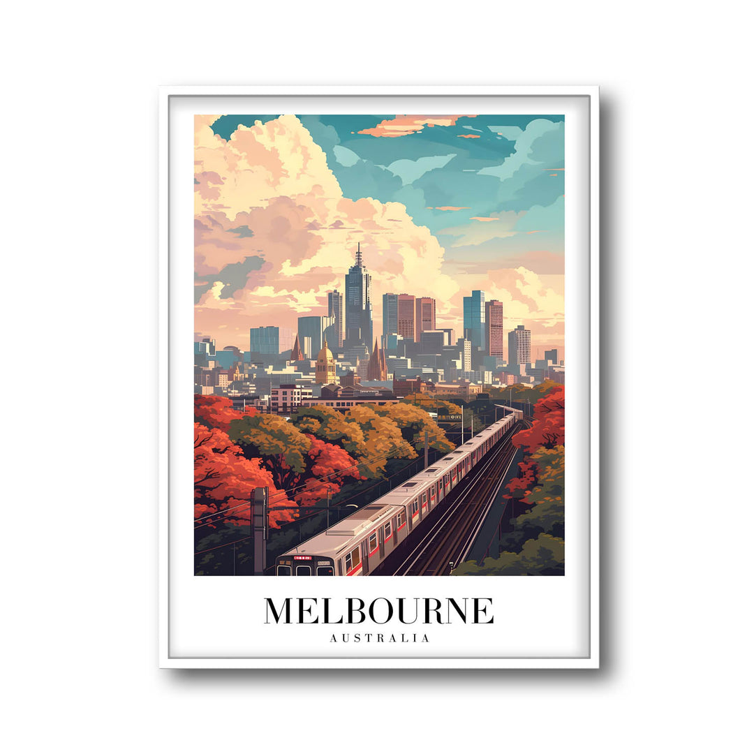 Melbourne - Cities Paintings