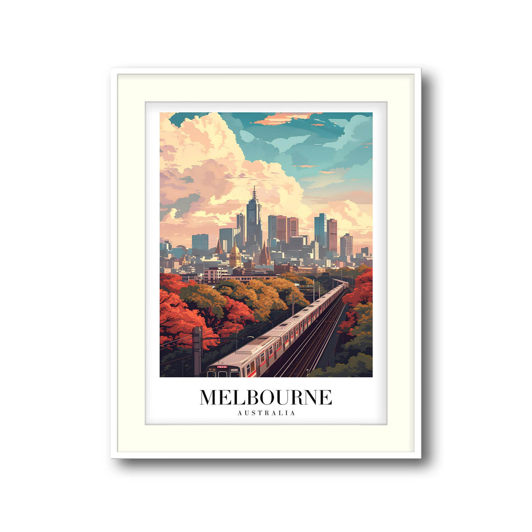 Melbourne - Cities Paintings