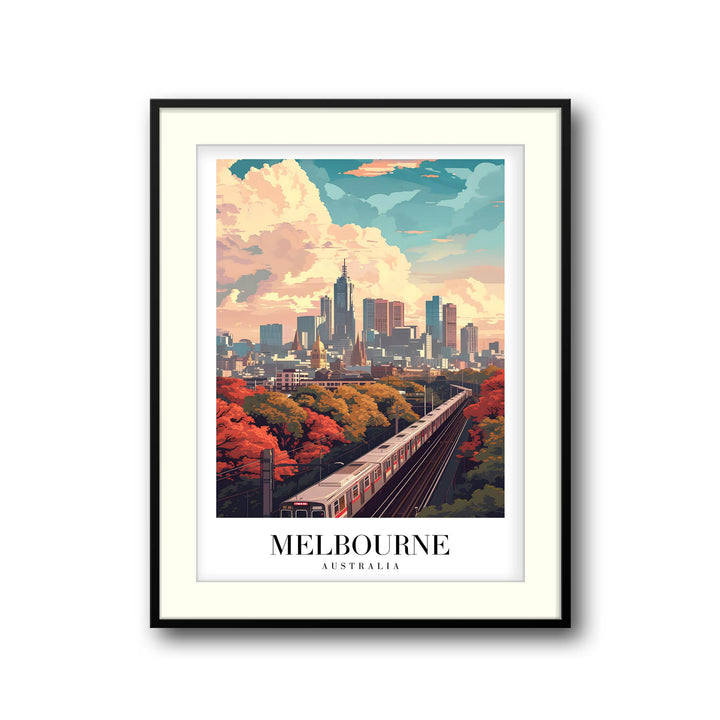 Melbourne - Cities Paintings