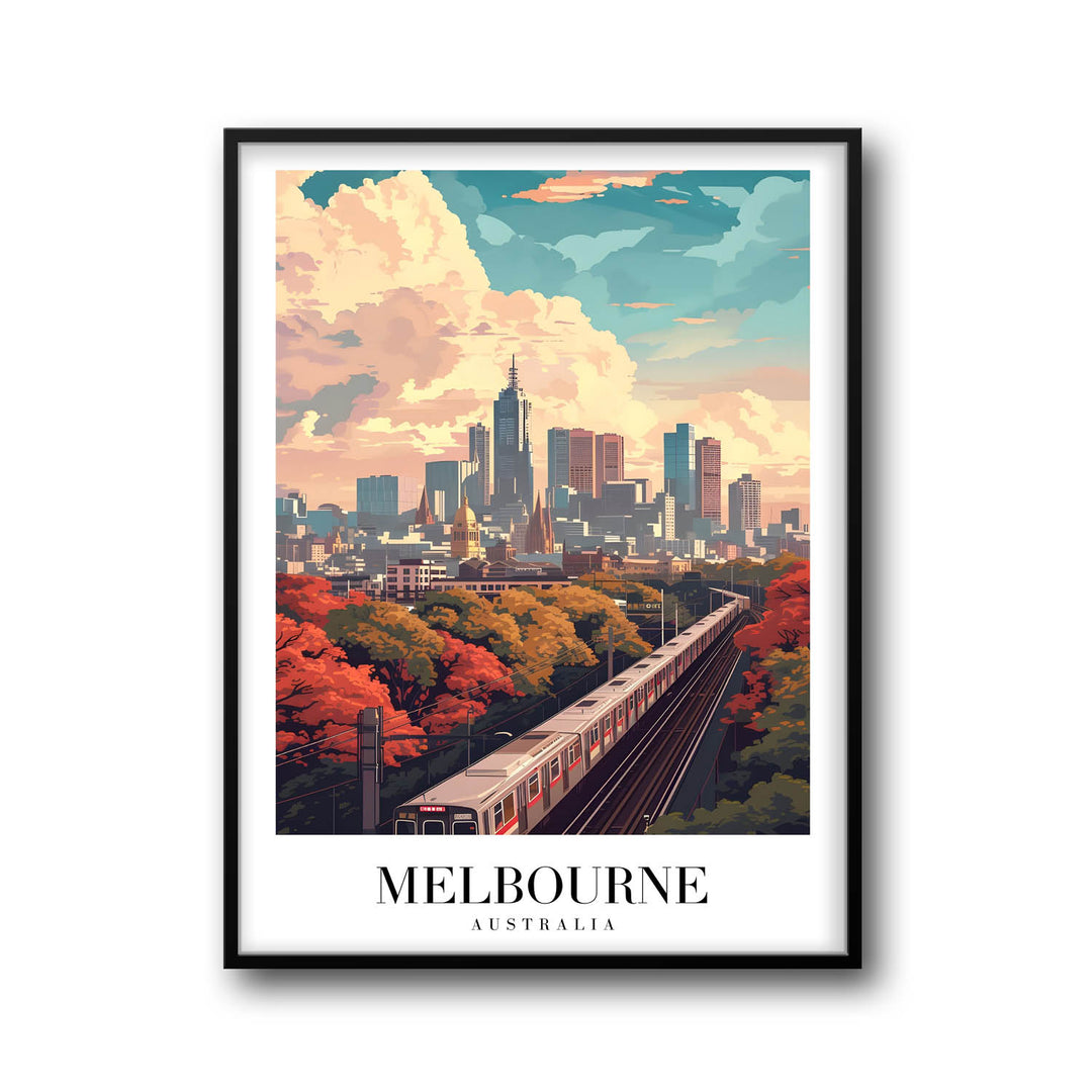 Melbourne - Cities Paintings