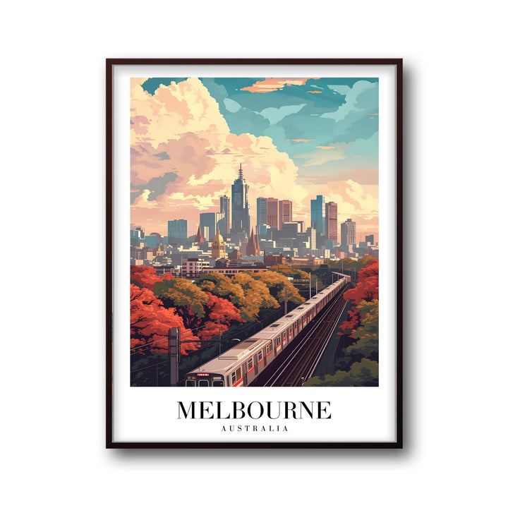 Melbourne - Cities Paintings