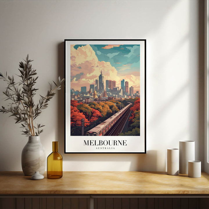 Melbourne - Cities Paintings