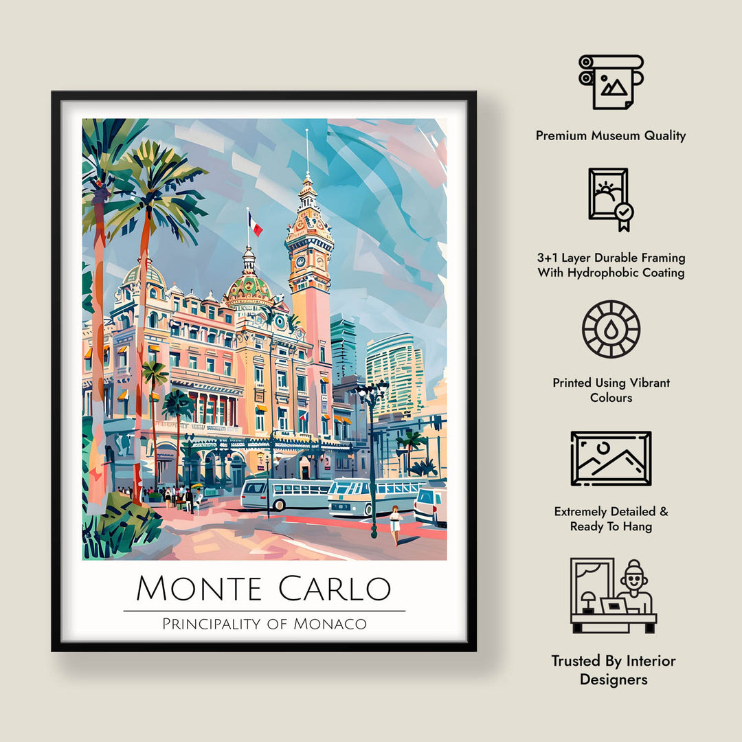 Monte Carlo - Cities Paintings