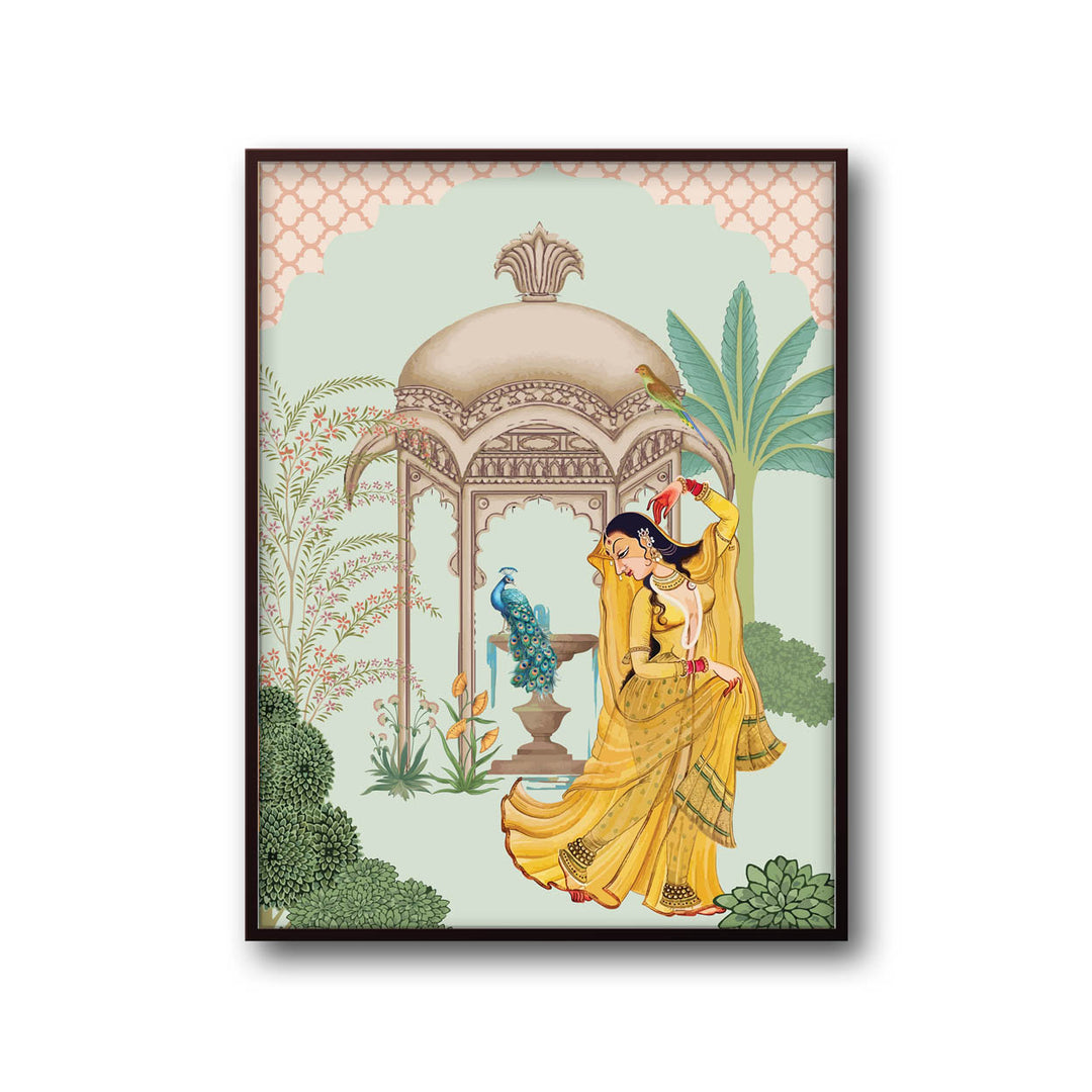 Dancing Woman - Mughal Art