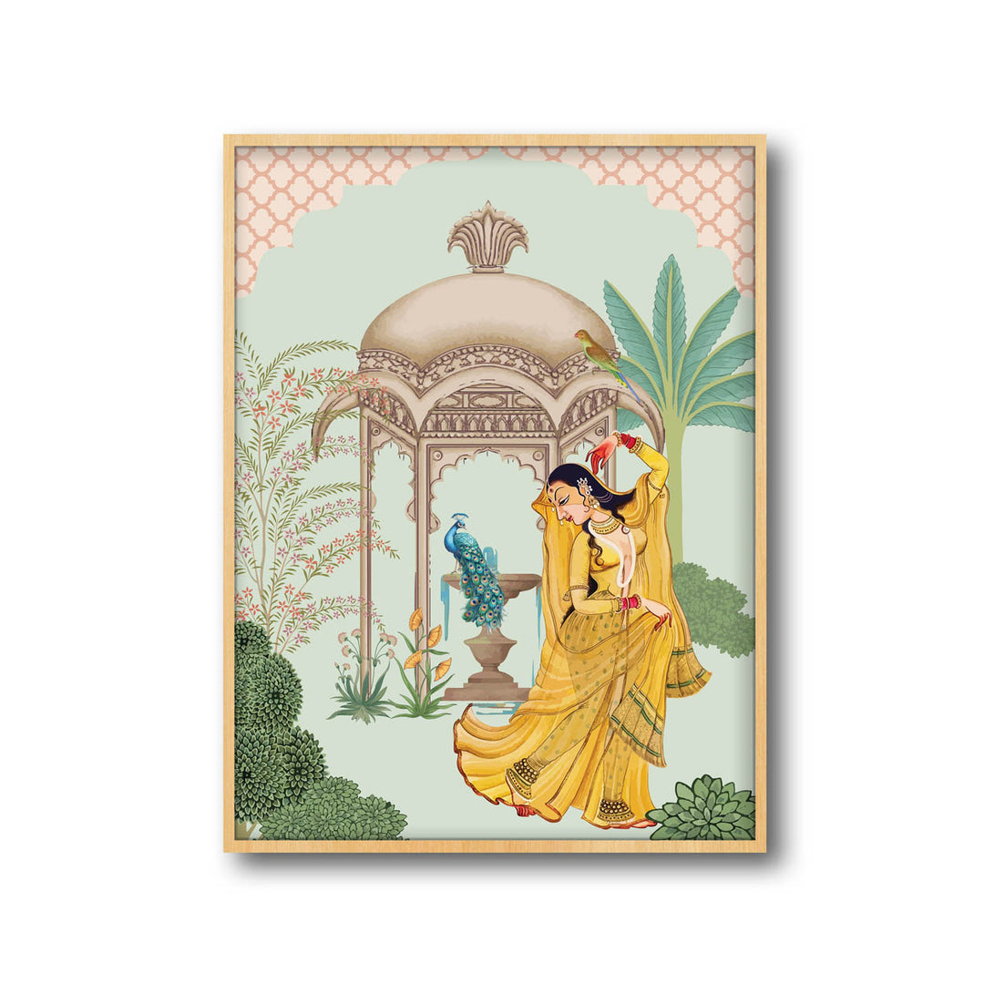 Dancing Woman - Mughal Art