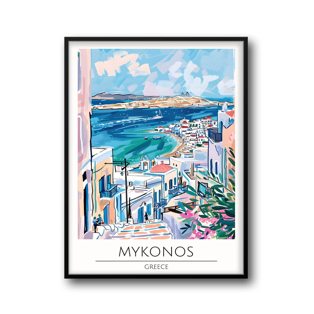 Mykonos | Greece - Cities Paintings