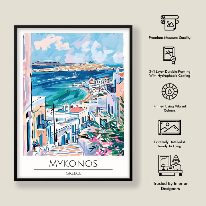 Mykonos | Greece - Cities Paintings