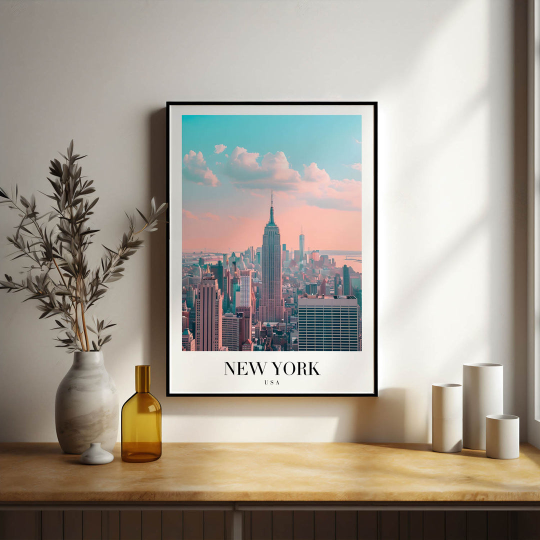 New York Cityscape - Cities Paintings