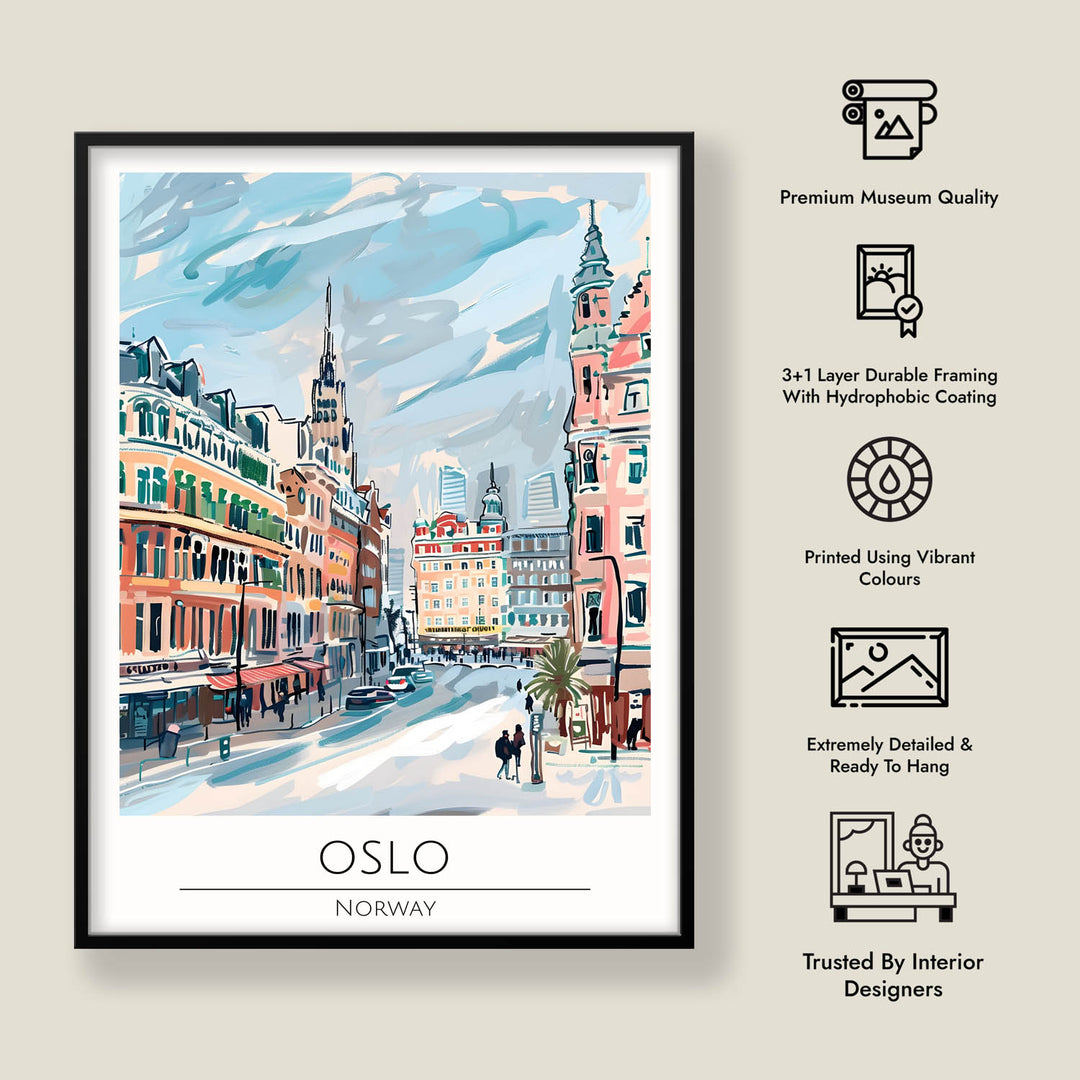 Oslo - Cities Paintings