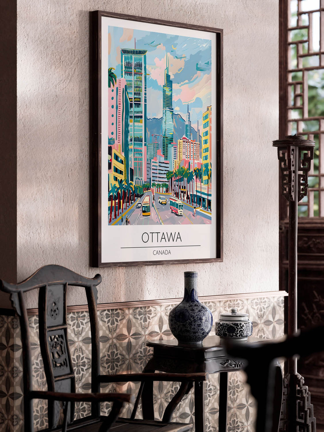 Ottawa | New York - Cities Paintings