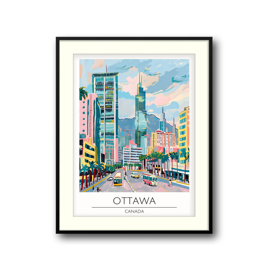 Ottawa | New York - Cities Paintings