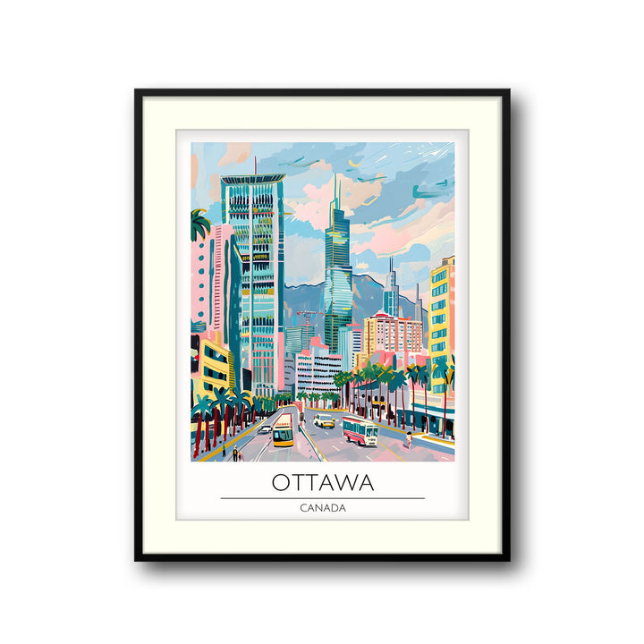 Ottawa | New York - Cities Paintings