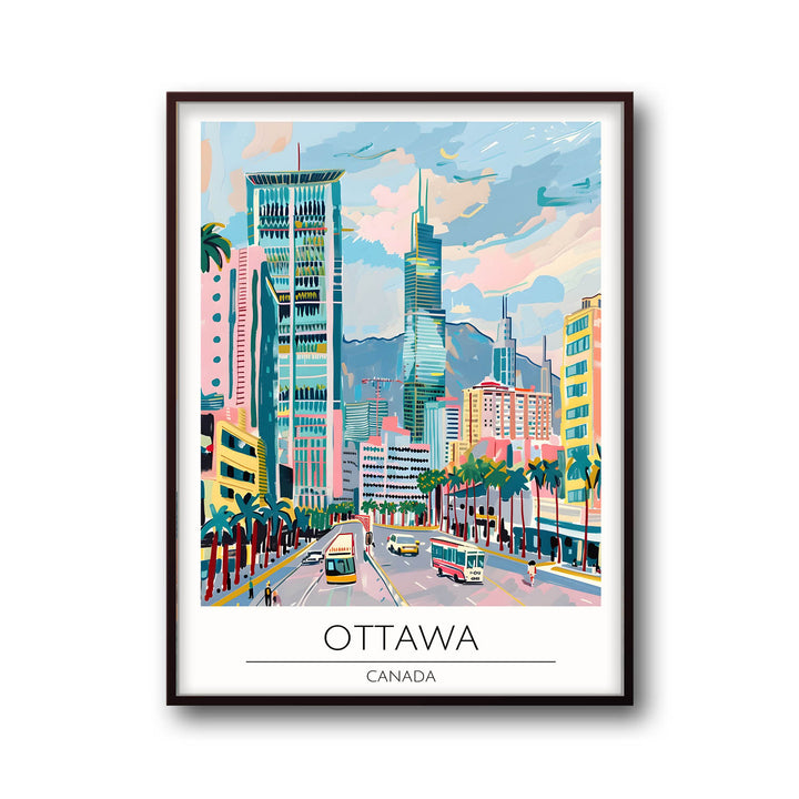 Ottawa | New York - Cities Paintings