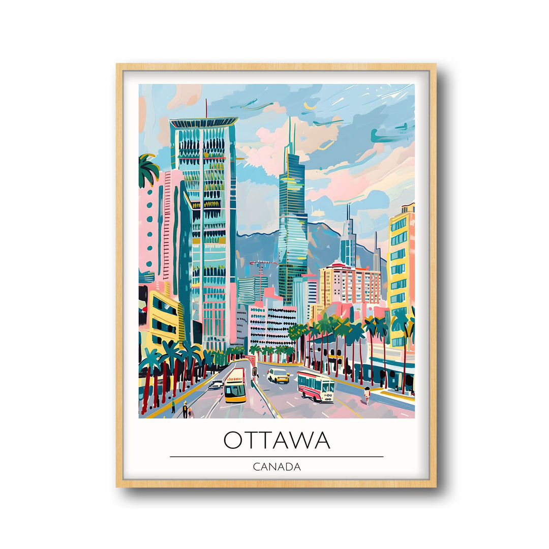 Ottawa | New York - Cities Paintings