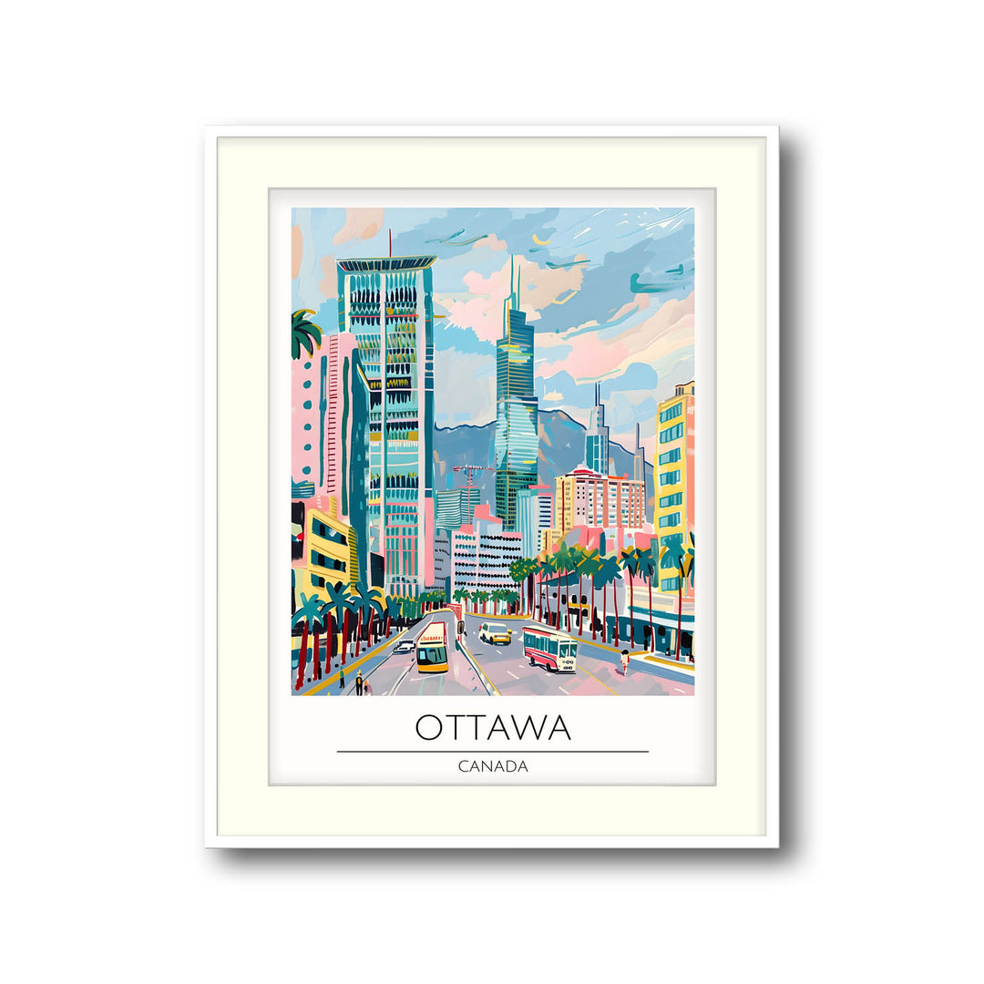 Ottawa | New York - Cities Paintings