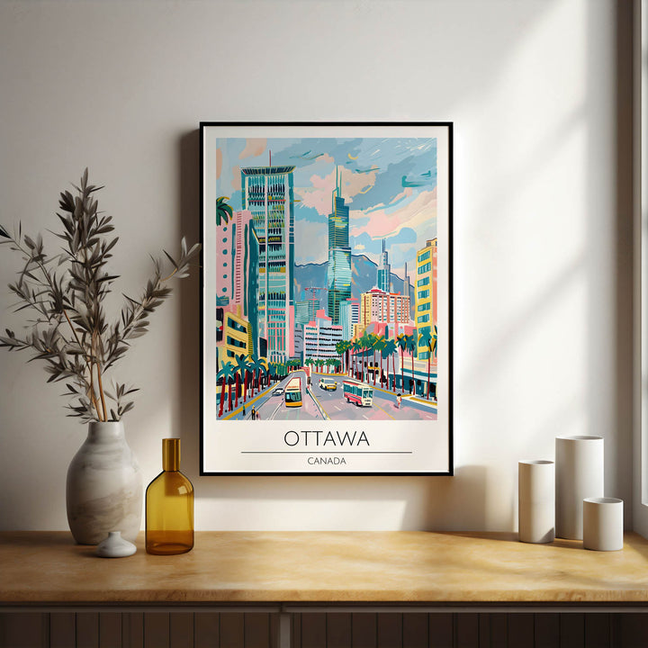 Ottawa | New York - Cities Paintings