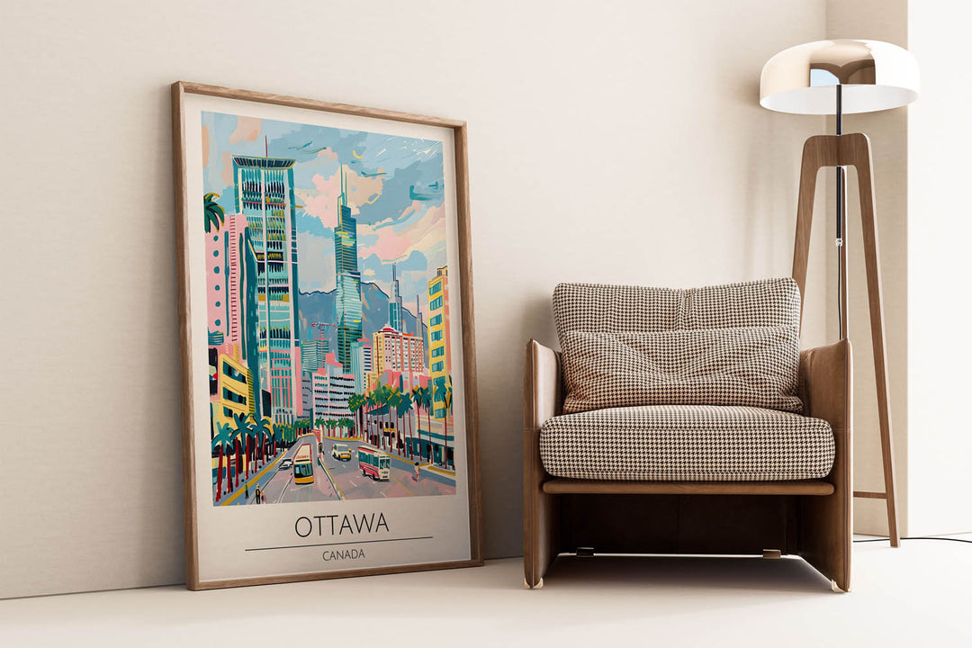 Ottawa | New York - Cities Paintings