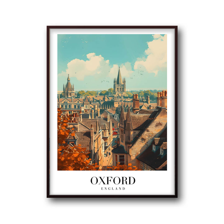 Skyscape of Oxford - Cities Paintings