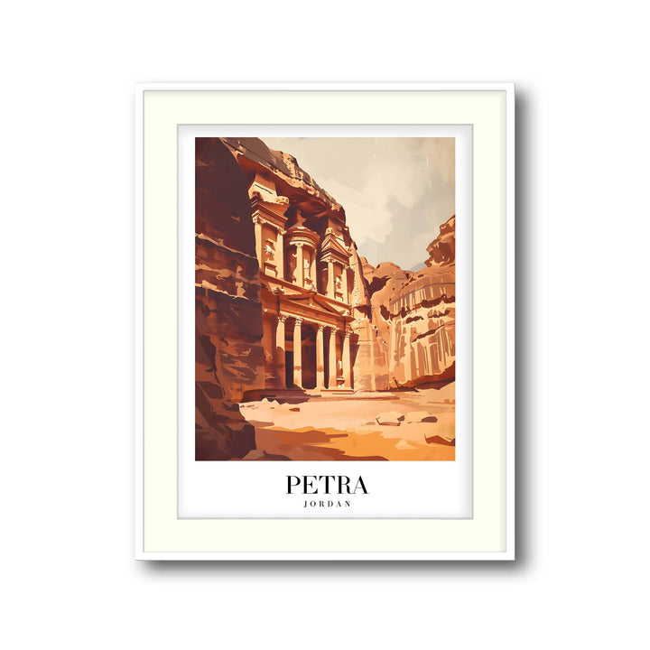 Golden Petra - Cities Paintings