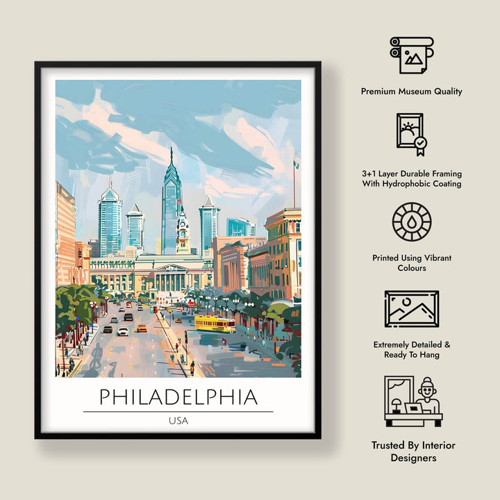 Philadelphia - Cities Paintings