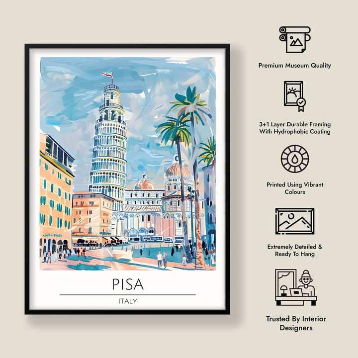 Pisa | Italy - Cities Paintings