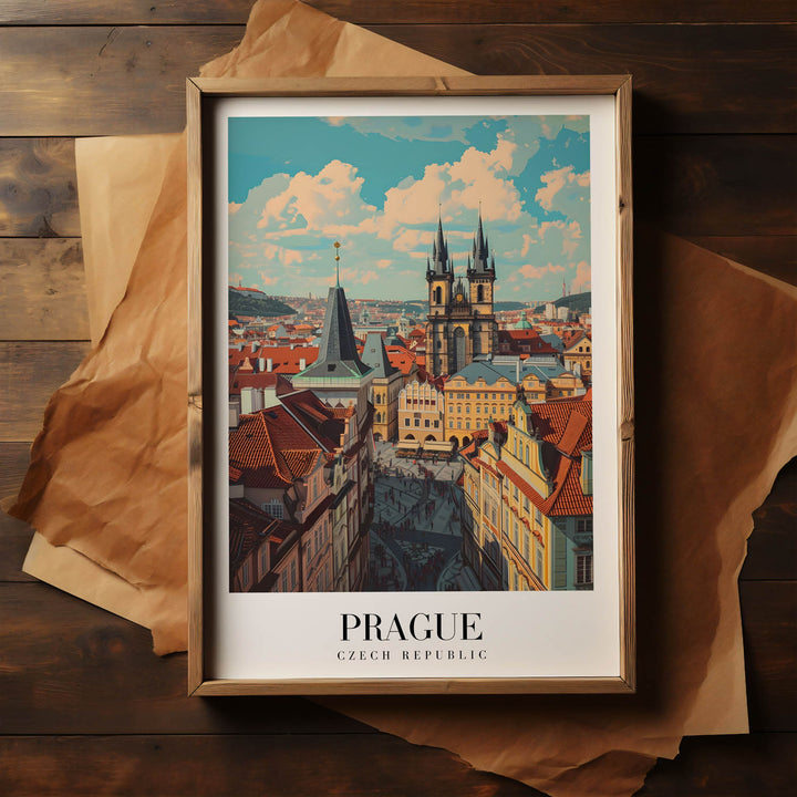 Prague Cityscape - Cities Paintings