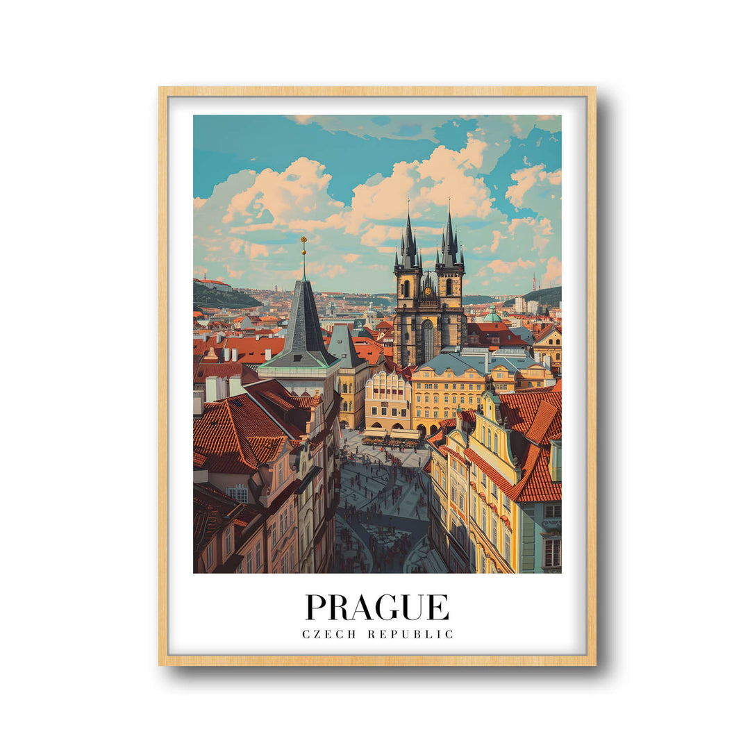 Prague Cityscape - Cities Paintings