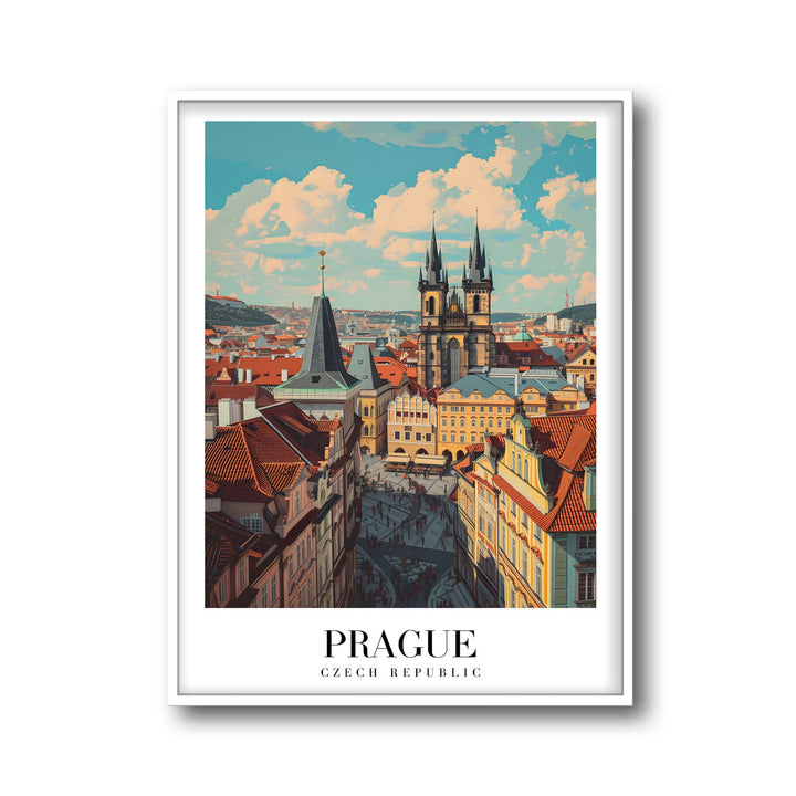 Prague Cityscape - Cities Paintings