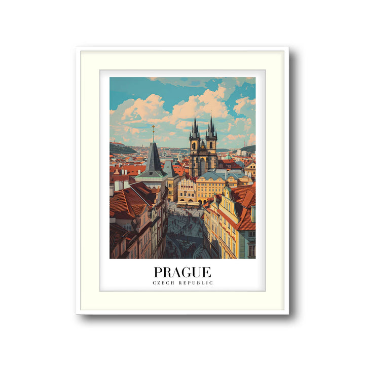 Prague Cityscape - Cities Paintings