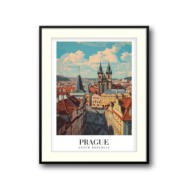 Prague Cityscape - Cities Paintings