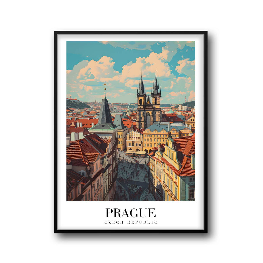 Prague Cityscape - Cities Paintings