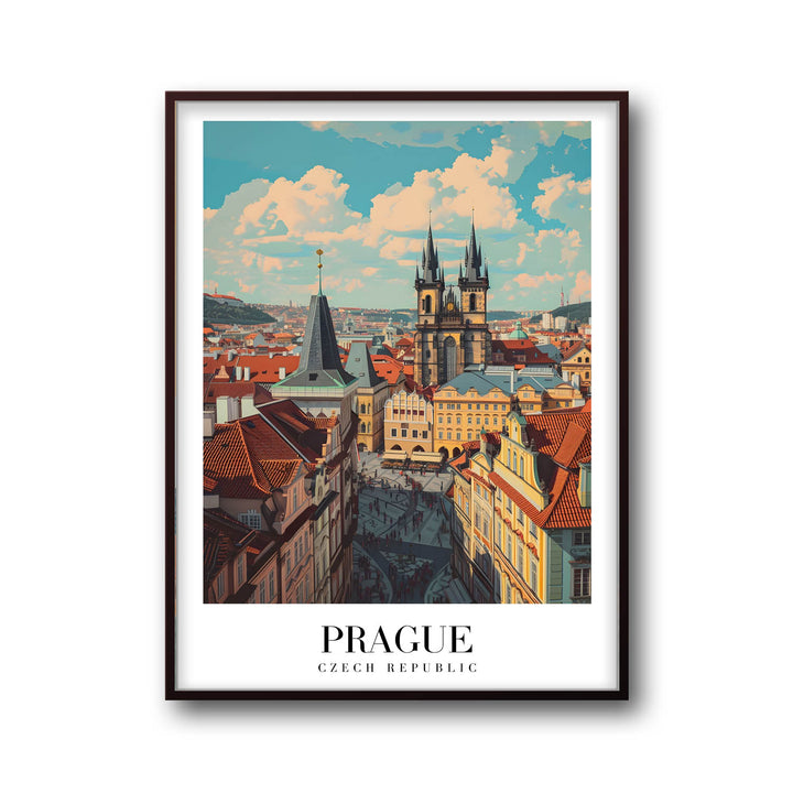 Prague Cityscape - Cities Paintings