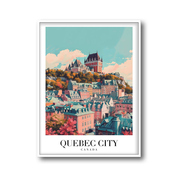 Quebec Cityscape - Cities Paintings