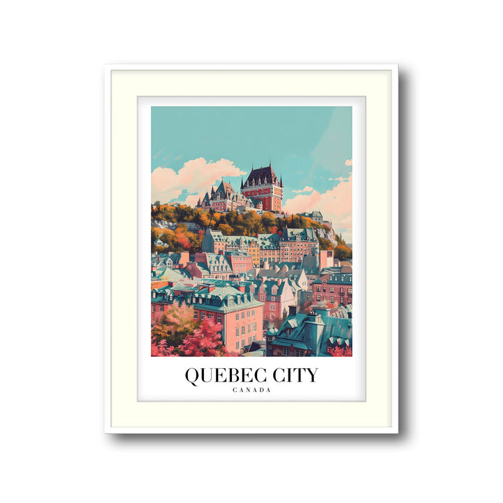 Quebec Cityscape - Cities Paintings