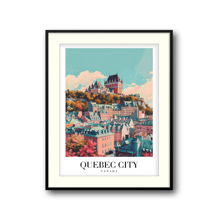 Quebec Cityscape - Cities Paintings