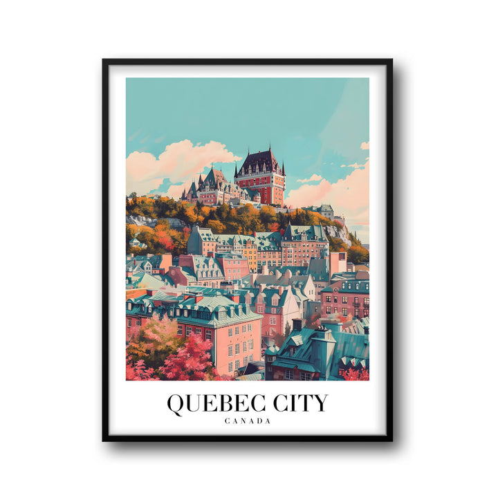 Quebec Cityscape - Cities Paintings