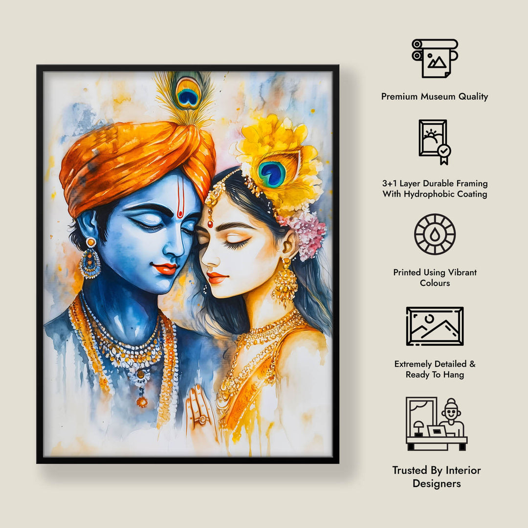 Radha & Krishna - Vastu Painting