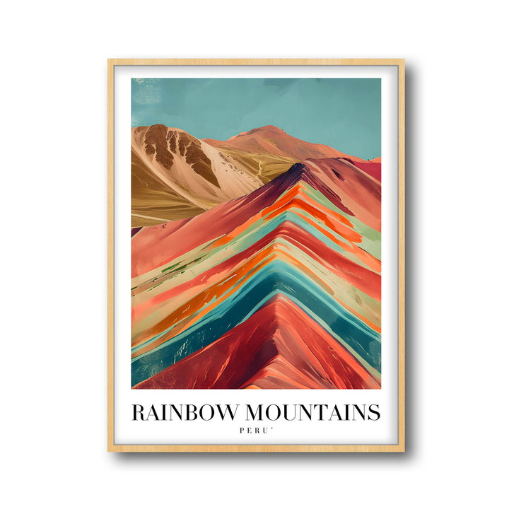 Rainbow Mountains | Peru - Cities Paintings