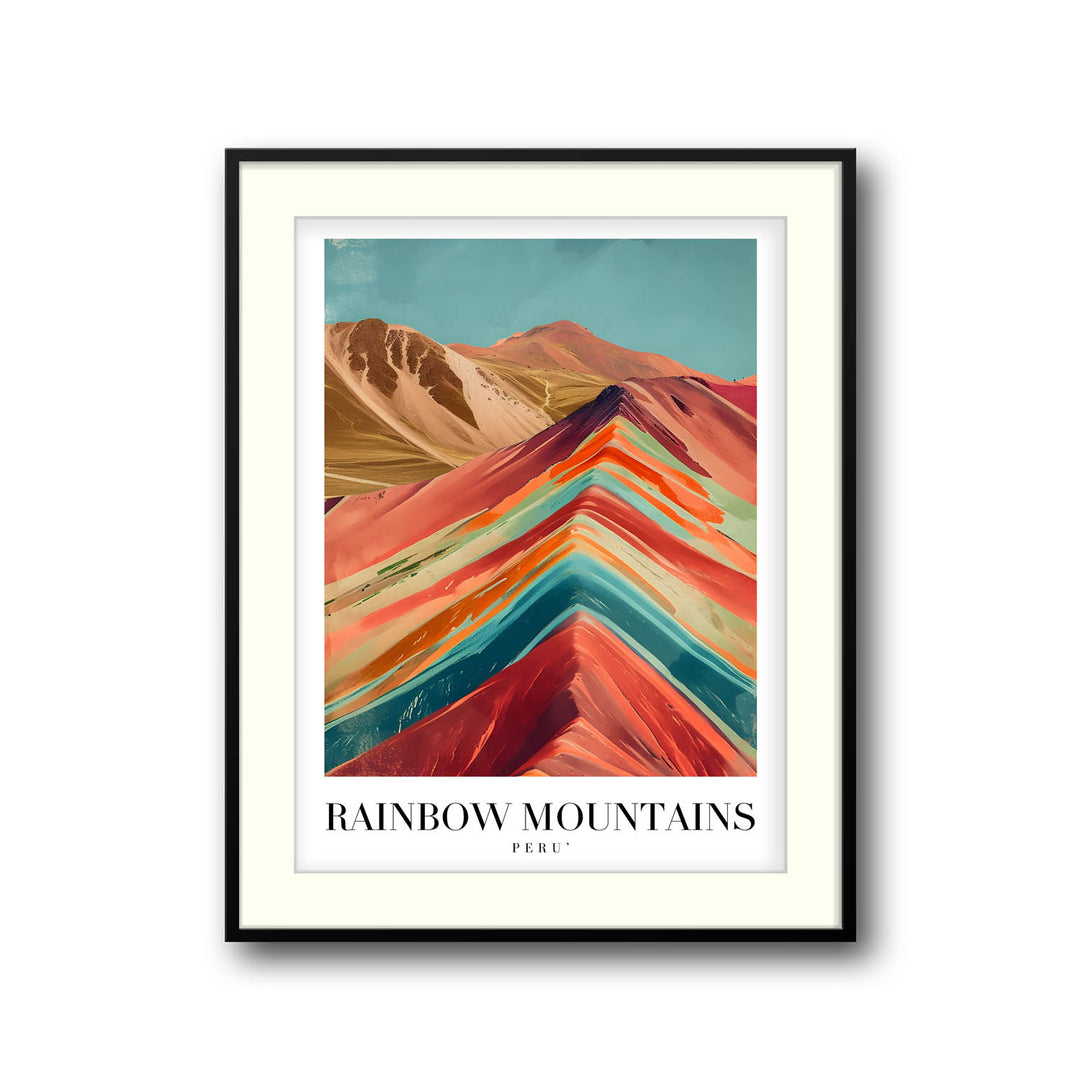 Rainbow Mountains | Peru - Cities Paintings