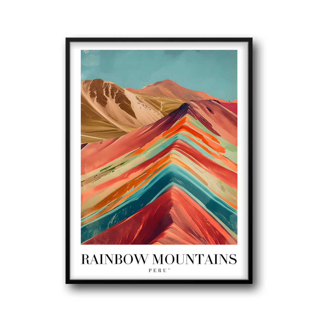 Rainbow Mountains | Peru - Cities Paintings